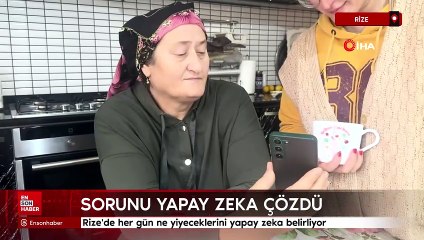 Rize'de her gün ne yiyeceklerini yapay zeka belirliyor