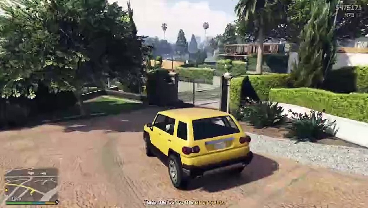 Grand Theft Auto V  مهمه الاولي