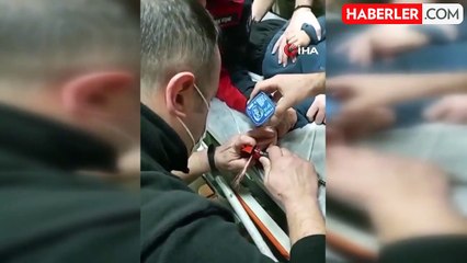 Zil Çanı Sıkışan Çocuk İçin İtfaiye Ekipleri Seferber Oldu