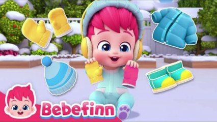 Bebefinn's Winter Adventure! Learn About Winter Clothes for Kids
