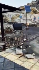 Il video dei danni del maltempo a Lipari