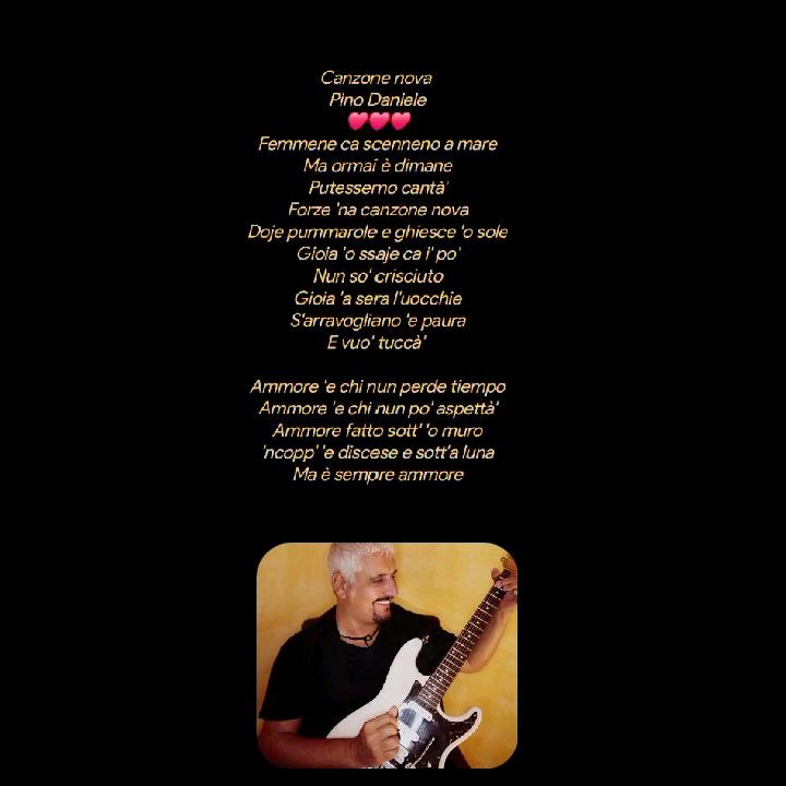 Canzone nova Pino Daniele❤️❤️❤️