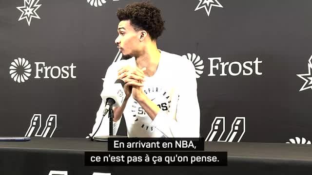 Spurs - Wembanyama : Montrer que les Spurs devraient venir jouer à Paris tous les ans