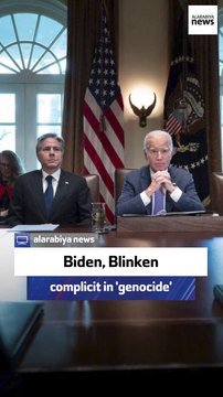 Biden, Blinken complicit in ‘genocide’