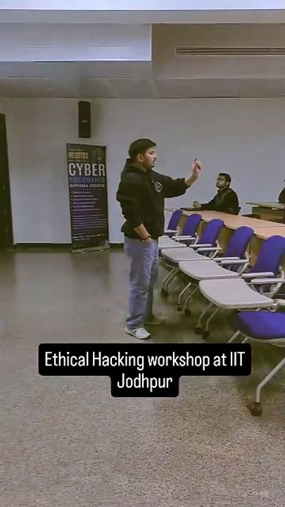 Ethical Hacking workshop at IIT Jodhpur