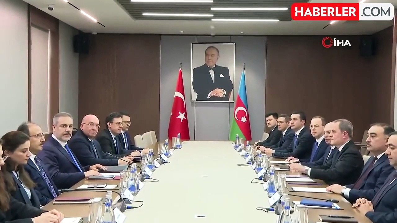 Bakan Fidan, Azerbaycanlı Mevkidaşı Bayramov ile Bir Araya Geldi