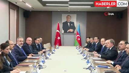 Bakan Fidan, Azerbaycanlı Mevkidaşı Bayramov ile Bir Araya Geldi