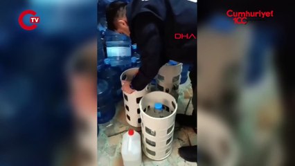 Beyoğlu'nda dükkanında sahte içki üreten 'sucu' tutuklandı