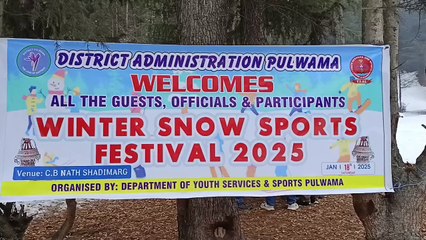 snow Sports Activities Organized in Pulwama district
