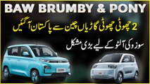 BAW Brumby aur Pony, 2 choti choti garria China se Pakistan agayee, Suzuki Alto k liye barri mushkil