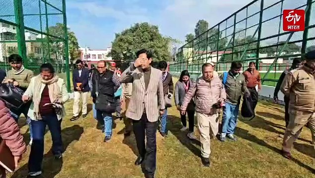 हल्द्वानी में तेज हुई राष्ट्रीय खेलों की तैयारी, एक्शन में कुमाऊं कमिश्नर दीपक रावत, निर्माणकार्यों का लिया जायजा