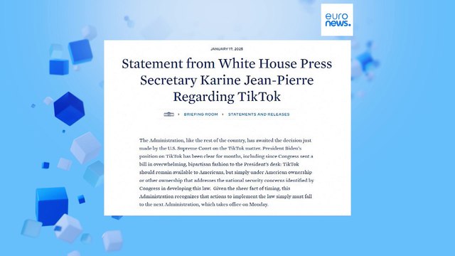 Китайская соцсеть TikTok прекратит работу в США 19 января, если не получит гарантий от властей страны