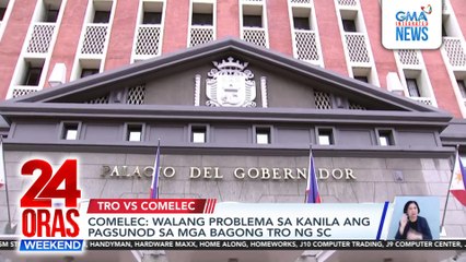 Comelec - Walang problema sa kanila ang pagsunod sa mga bagong TRO ng SC | 24 Oras Weekend