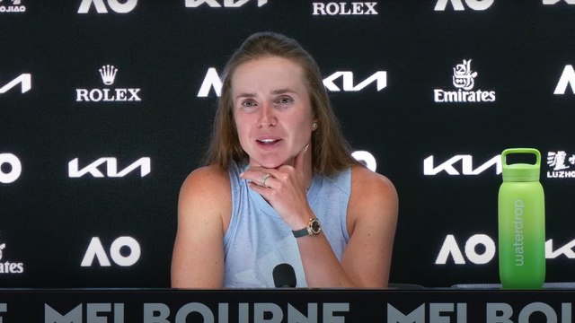Tennis - Australian Open 2025 - Elina Svitolina inspired by her husband Gael Monfils : I'm really proud of myself, of Gael