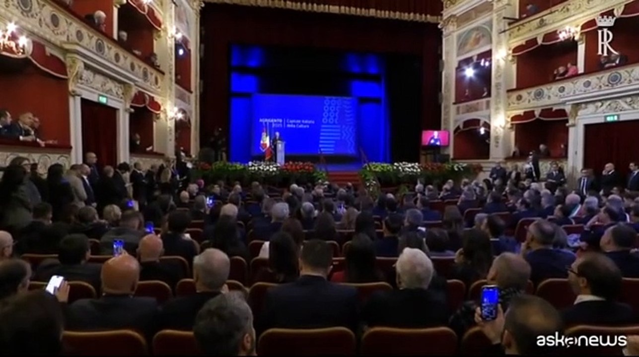 Mattarella ad Agrigento, capitale Cultura: spinta per le periferie