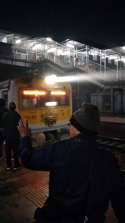 Night train journey