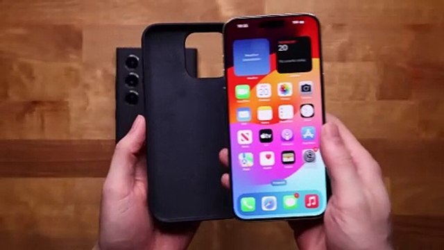 iPhone 15 Pro Max Vs Samsung Galaxy S24 Ultra Unboxing and Camera Test - ASMR