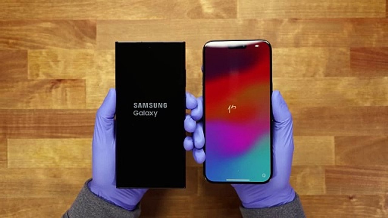 iPhone 15 Pro Max Vs Samsung Galaxy S23 Ultra Unboxing - ASMR