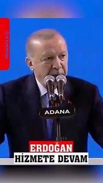 #erdoğan Allah izin verdikçe hizmet etmeye devam edeceğim #sondakika #adana #haberler