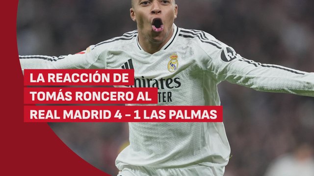 La reacción de Roncero al Real Madrid 4-1 Las Palmas: de la desolación a la euforia