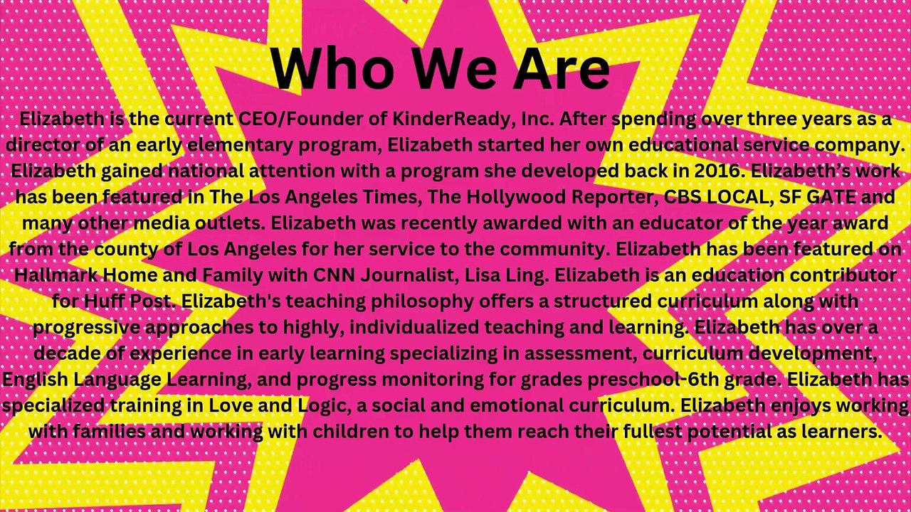 Parents Trust Elizabeth Fraley for Early Learning Excellence Reason Here