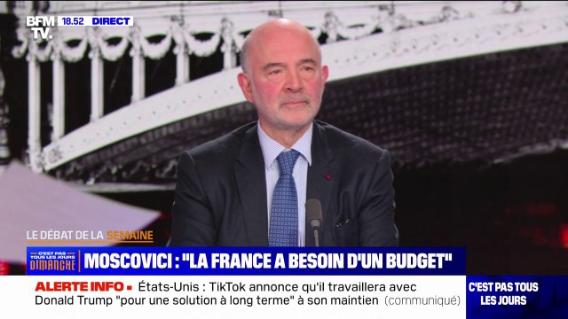 Pierre Moscovici: La France a besoin d'un budget