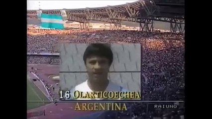 World Cup 1990 Italy vs Argentina (semi-finals) Italian commentary (Raiuno)_Full match   Jogo em Português;_432950749101637