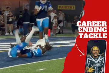 Travis Hunter tackles best WR in the nation at the Polynesian Bowl