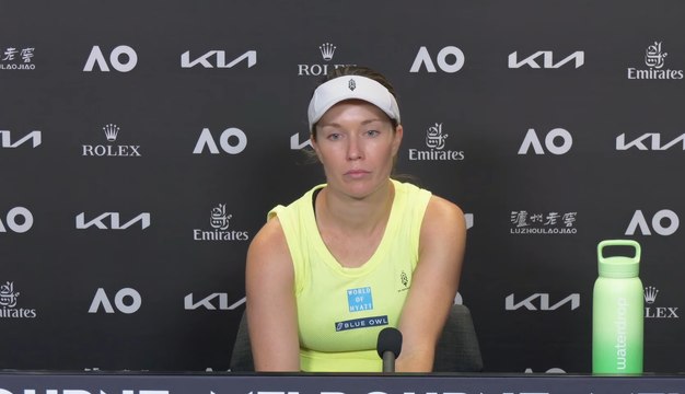 Tennis - Australian Open 2025 - Danielle Collins : I'm just trying to enjoy my life... You can't please everybody
