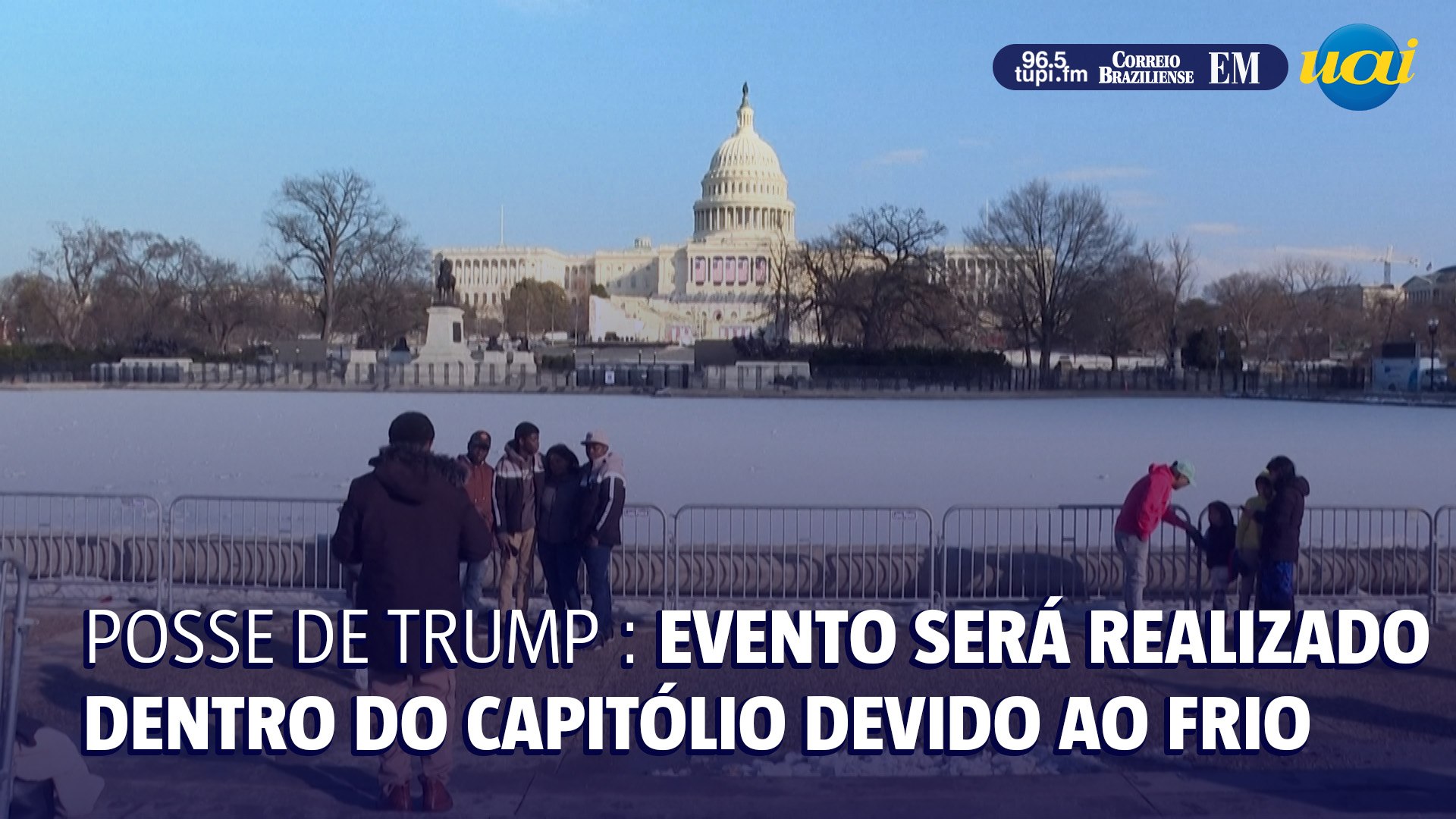 Posse de Trump será realizada dentro do Capitólio devido ao frio