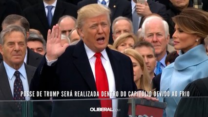 Posse de Trump será realizada dentro do Capitólio devido ao frio