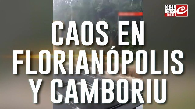 Continúa el caos por fuertes lluvias e inundaciones en Brasil: hay miles de argentinos afectados