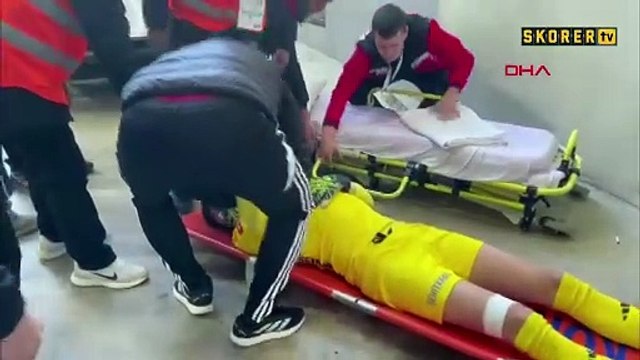 Gaziantep FK kalecisi Mustafa Burak Bozan korkuttu! Hastaneye kaldırıldı