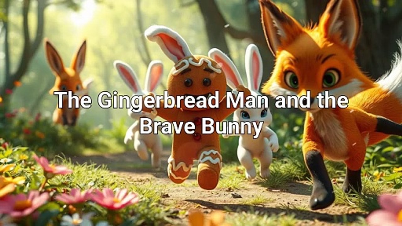 The Gingerbread Man and the Brave Bunny: A Heartwarming Kids’ Story with a Moral |Bedtime stories.