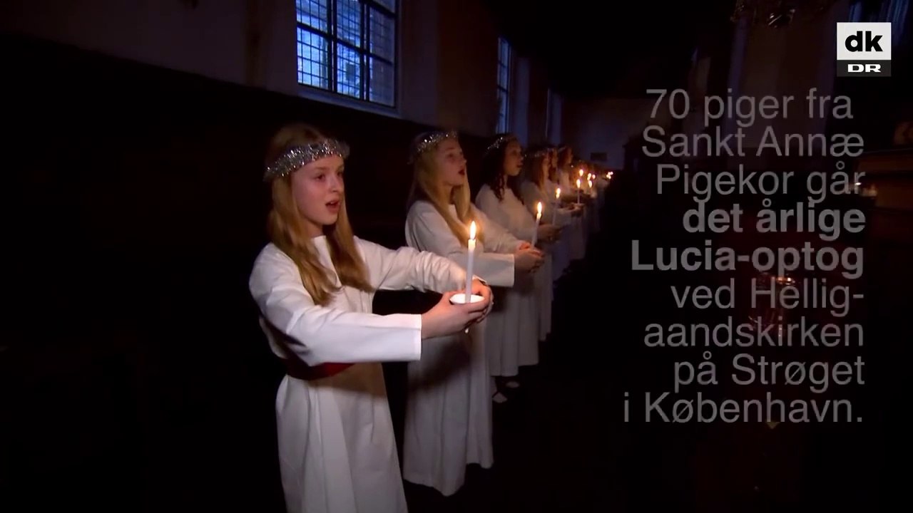 Her går 70 piger Lucia-optog |2016| DR