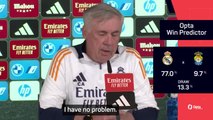 'I have no problem' - Ancelotti feels full support from Real despite criticism