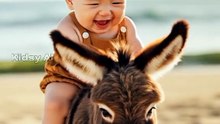 Baby_Riding_on_Donkey_😂_#babylove_#babytiktok_#funnyy_#cute_#baby_#cutebaby_#funnytiktok_#forkids_