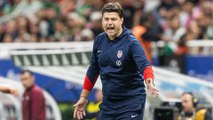 Mauricio Pochettino celebrates his first victory with the USMNT!