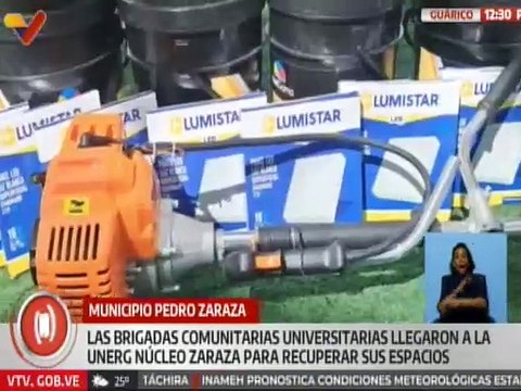 Guárico | Universidades reciben dotación para la rehabilitación y embellecimiento de sus espacios