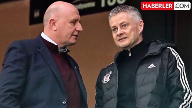 Beşiktaş'ın yeni teknik direktörü Solskjaer, Samsunspor maçını tribünden takip etti