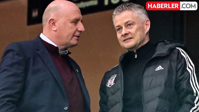 Beşiktaş'ın yeni teknik direktörü Solskjaer, Samsunspor maçını tribünden takip etti