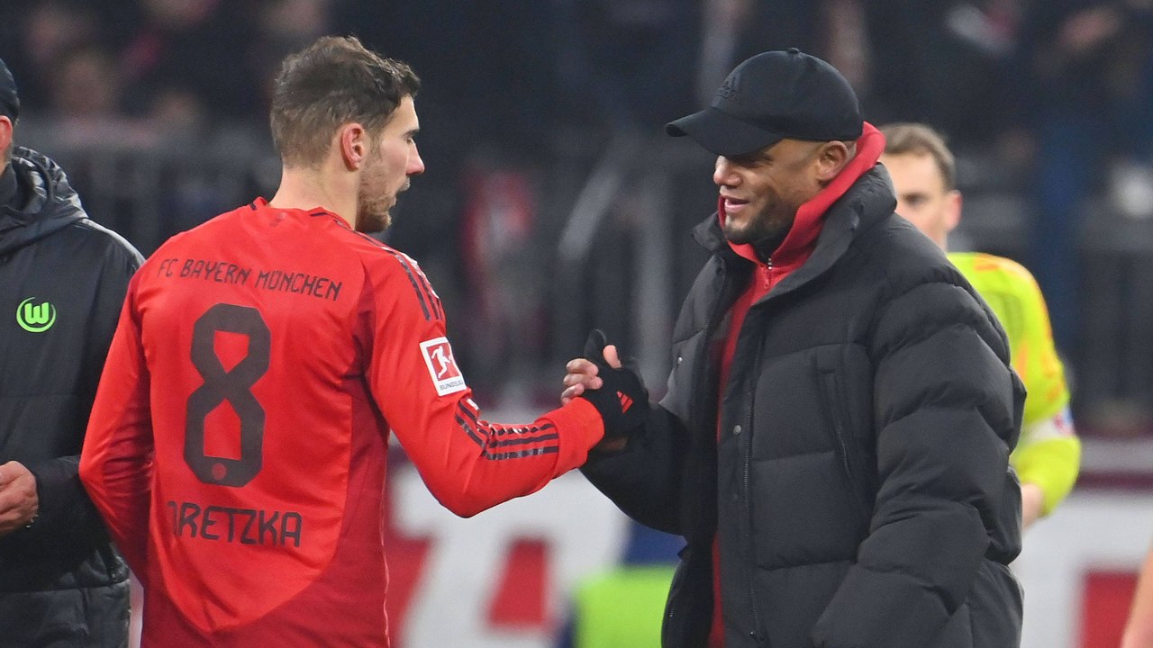 Kompany adelt Goretzka: 'Mit den Füßen reagiert, nicht mit Worten'