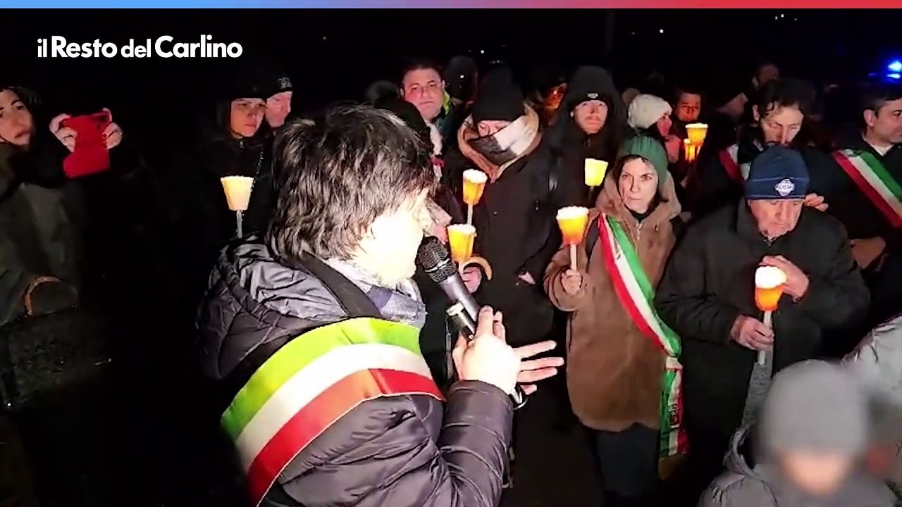 Fiaccolata a castignano per Emanuela Massicci
