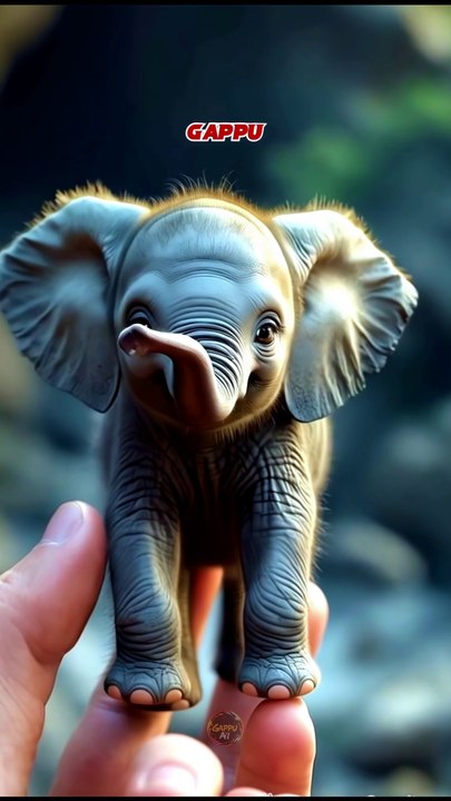 Baby Elephant In Human Hand Playing #elephant #cuteanimals #animal #animallover #animalshorts