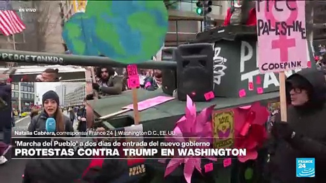 Informe desde Washington: manifestaciones en contra del regreso de Trump a la Casa Blanca