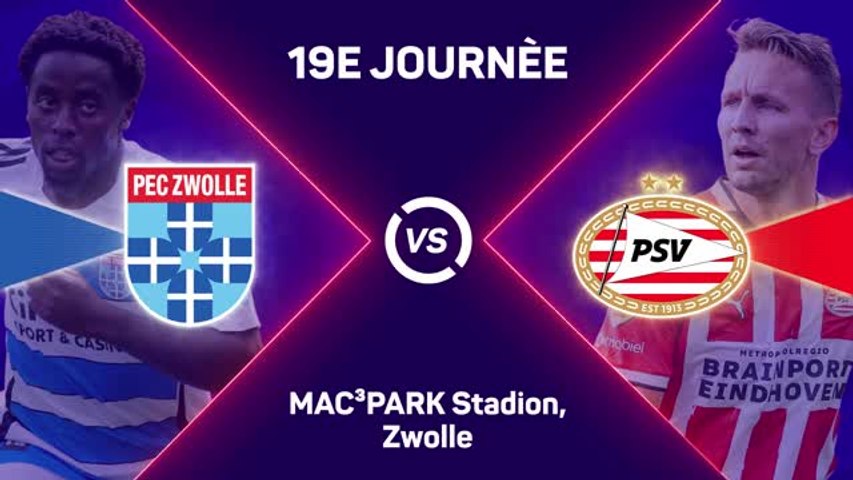 Le PSV Eindhoven surpris par Zwolle (vidéo)