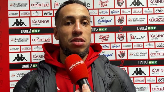 EAG - Rodez (3-0) : Amine Hemia après la victoire contre Rodez