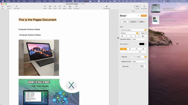 How to INSERT a Title to a Document On the Pages Application Using a Mac - Basic Tutorial | New