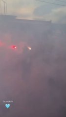 El brutal recibimiento al Napolés para el partidazo frente al Atalanta