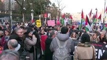 Multitud de personas se manifiestan en Madrid bajo el lema 'Paremos el genocidio en Palestina'